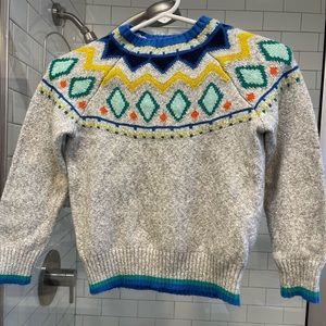 Boys Size Small colorful Winter sweater Cat & Jack